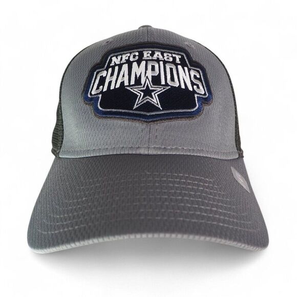 New Era 9FORTY 2021 NFC East Champions Dallas Cowboys Snapback Trucker Hat - Picture 1 of 9